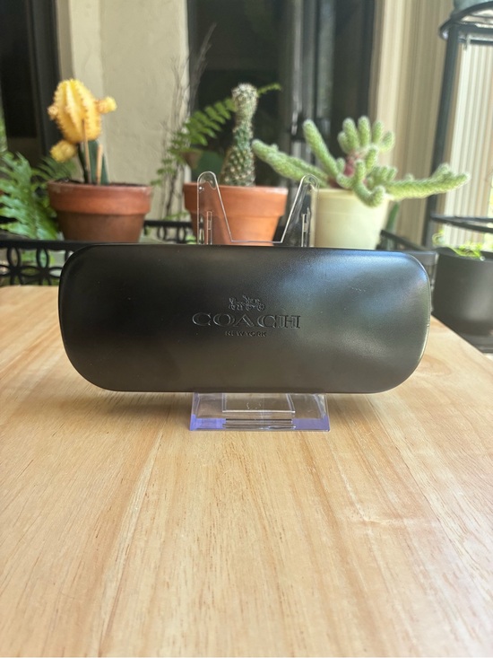 Coach Accessories - Authentic Coach Black Hard Sunglasses Case Gold Logo
